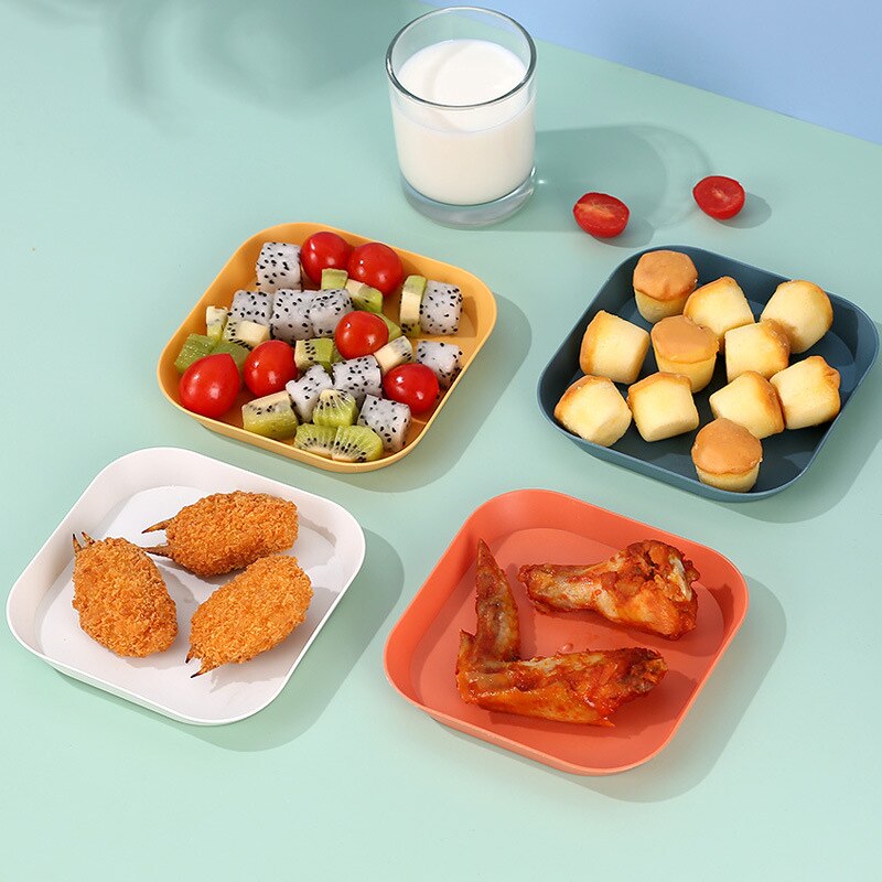 Seasoning Dish Kitchen Fries Chicken Plastic Plates Portable Spit Bone Dipping Sauce Tools Snacks Fruits Container box