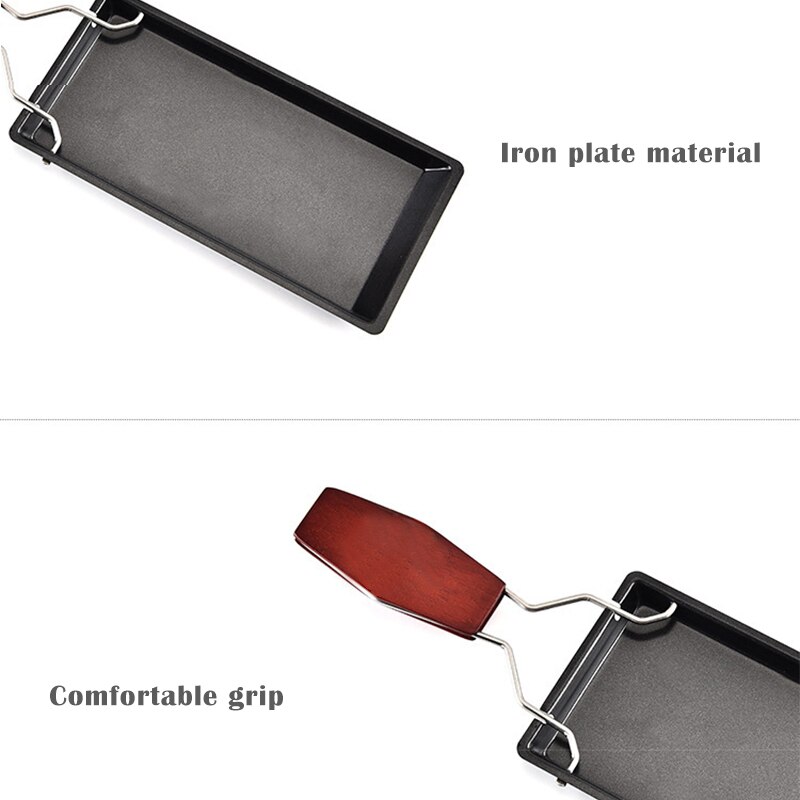 Non-stick Griller Mini BBQ Cheese Board Oven Iron Swiss Cheese Melter Pan Tray For Baking