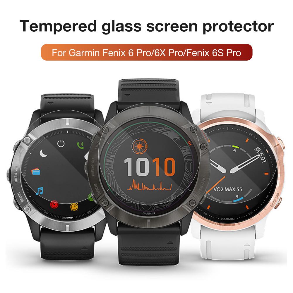 5 stk 9h premie herdet glass til garmin fenix 7 7s 7x 6s 6x 6 pro smartwatch skjerm anti-moden beskyttelse film tilbehør