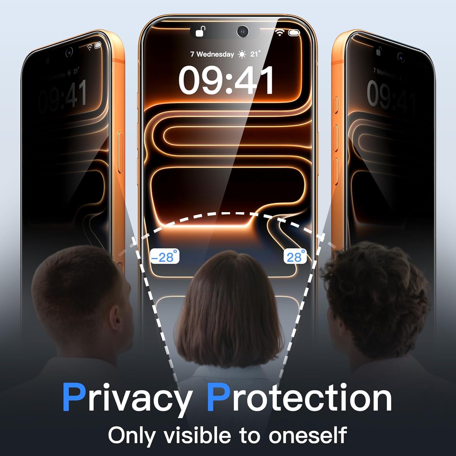 4Pcs Anti-Spy Screen Protector For iPhone 11 12 13 14 15 16 17 Pro Max 14 15 16 Plus 16e 17 Air 17e Tempered Glass Privacy Film