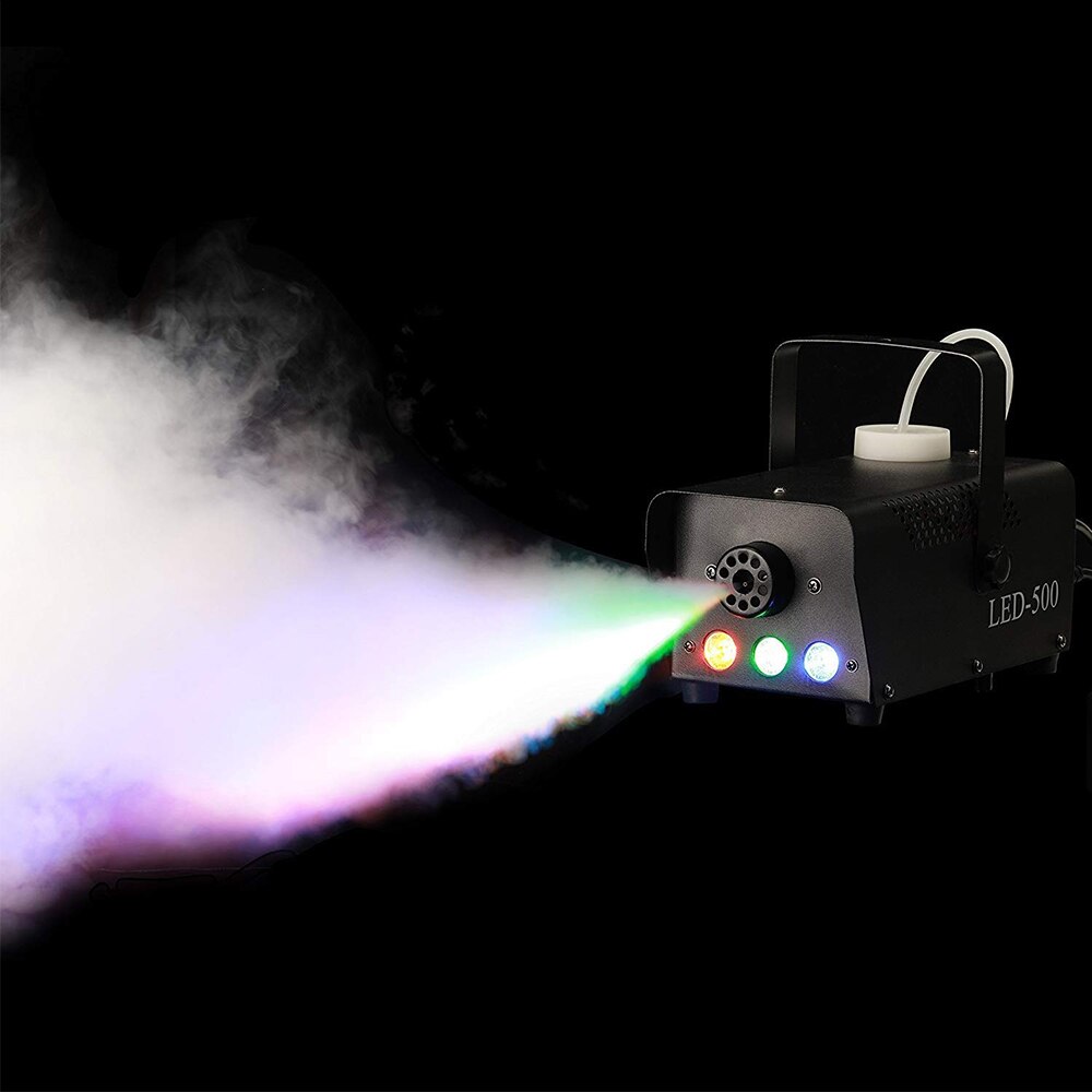 Aimkeeg 500W Drahtlose Steuerung LED Nebel Rauch Maschine Fernbedienung RGB Farbe Rauch Auswerfer LED Professionelle DJ Party Bühne Licht