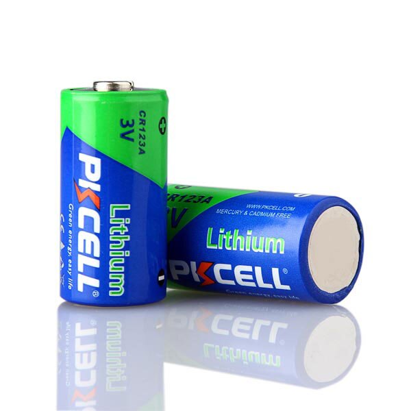 12 x pkcell cr123a lithium batterij cr123 cr 123 cr17335 123A CR17345 16340 2/3A 3 V Li-MnO2 Foto Batterij Batterijen voor Carmera