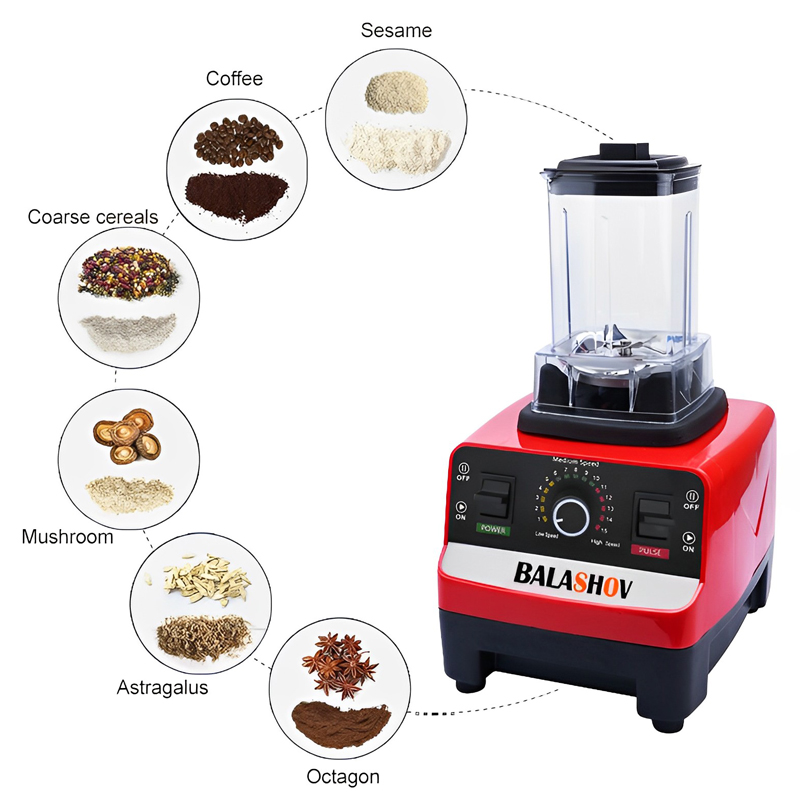 2000 W robuster kommerzieller Rührgerät, stationärer Rührgerät, Küchenmaschine, Eis-Smoothies für sterben Küche, Hochleistungs-Entsafter, Rührgerät, BPA-frei