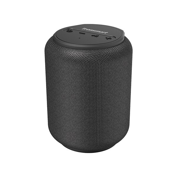 Tronsmart T6 Mini Bluetooth Speaker TWS Speakers 5.0 IPX6 Waterdichte Mini Draagbare Luidsprekers 360-graden Muziek Zwart Soundbar: Zwart