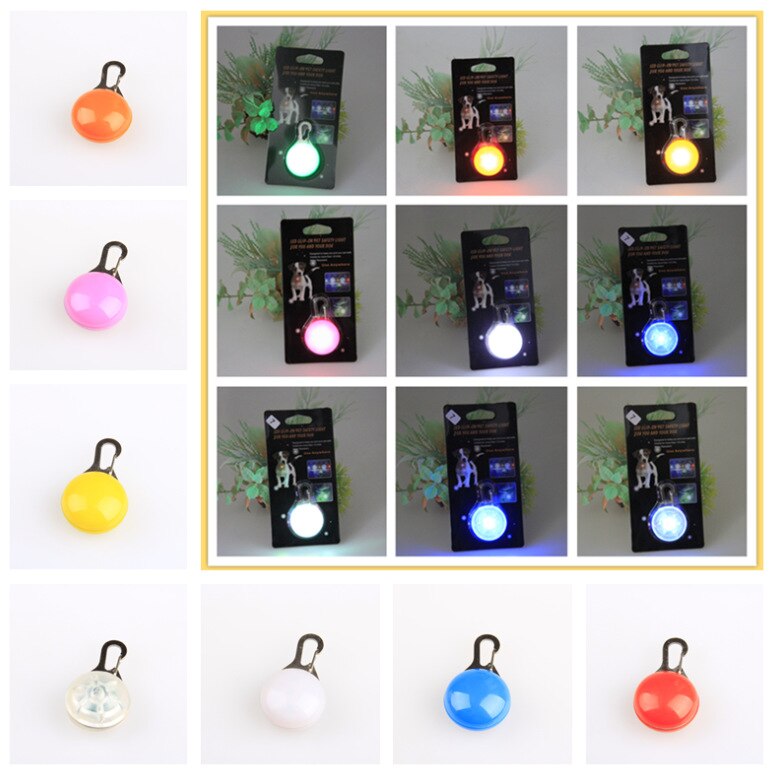 Collier lumineux pour chiens bon marché | N06, pendentifs pour chiens de compagnie, collier à Led clignotant, accessoires lumineux, Para Cachorro bibelots pour animaux