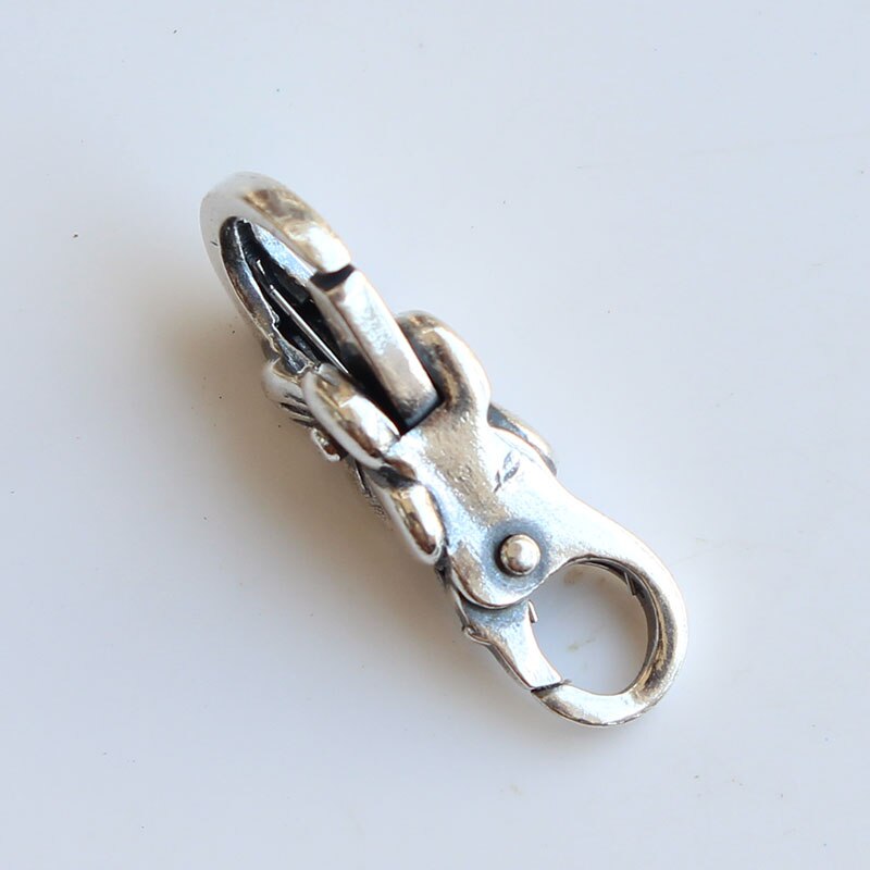 Authentique fermoir mousqueton en argent sterling à 925 grosses fleurs pour bracelet troll européen