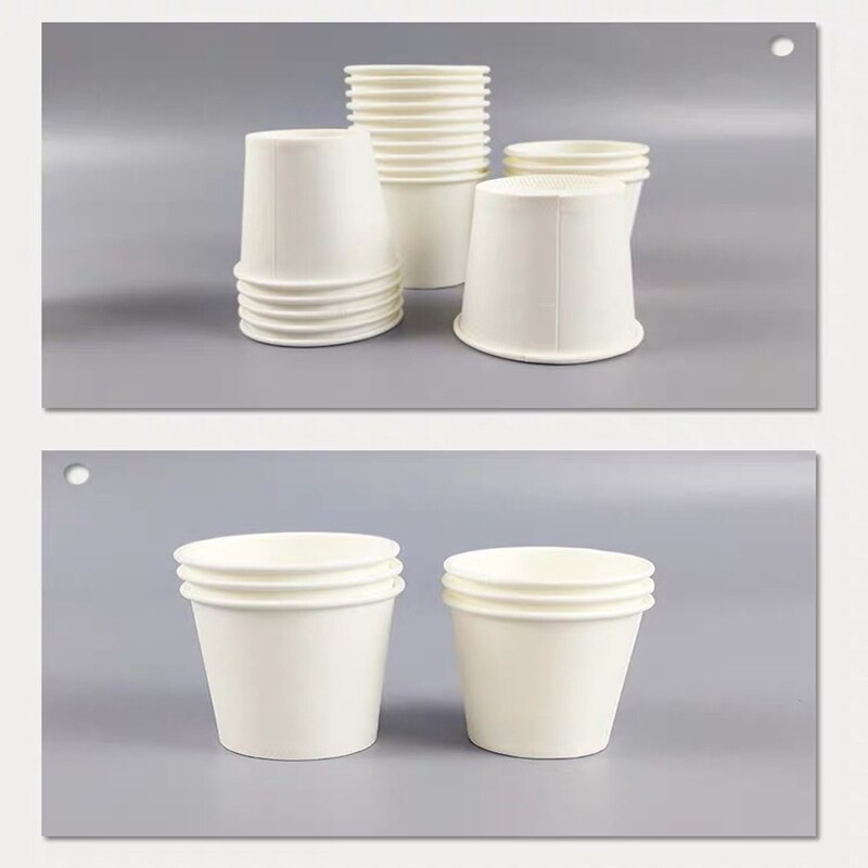 50 Stks/pak 50Ml Kleine Kopjes Smaak Cup Wegwerp Papier Cup Feestartikelen Lopen Weten