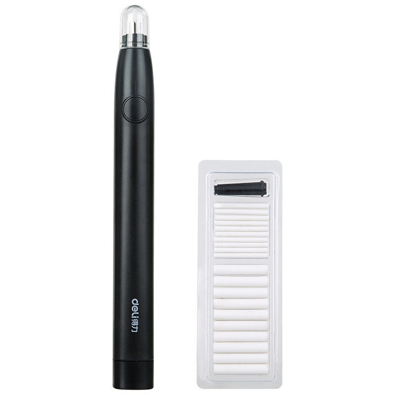 Deli Pencil Drawing Mechanical Electric Eraser Cute Kneaded Erasers for Kids School Office Stationery