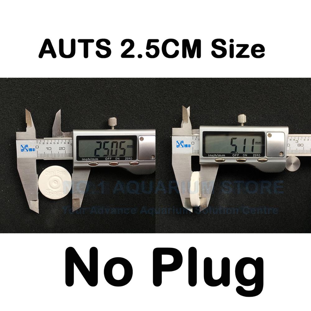 10 stk/parti atus keramiske nano-teknologi bio-plug frag stik til dine koraludbredelsesbehov: Atus 2.5cm coralfrag
