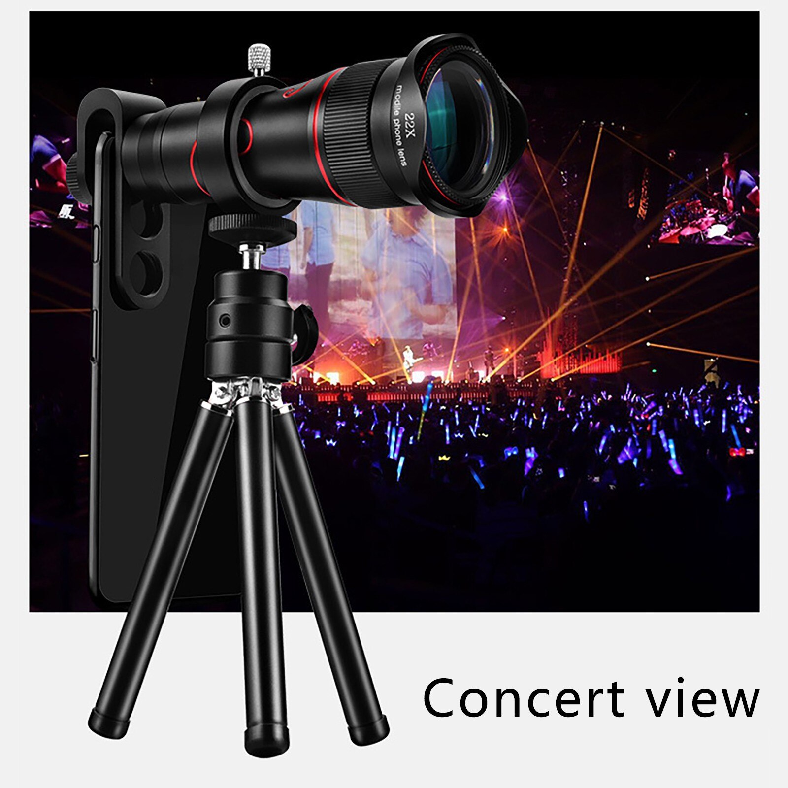 40 # Hdmobile Telescoop 4K 22x Lente Super Zoom Lens Voor Smart Telefoon Tele Voor Iphone Samsung Huawei Len super Zoom Camera