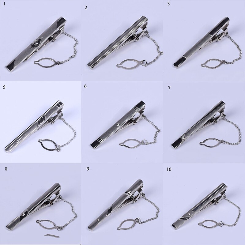 Mens Formal Wear Business Suit Accessories Tie Clip Upscale Necktie Clip Wedding Grooms Party Alloy Metal Tie Clip Jewelry