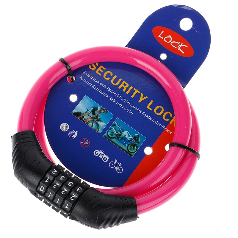 JINHF Bike Lock 4 Digit Code Combination Electric Bicycle Lock Bicycle motorcycle Security Lock Anti-theft Lock Password Lock: PK