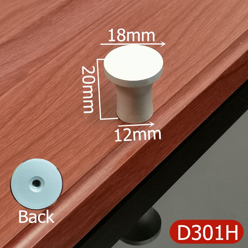 Verschiedene Stil Kleine Einzigen Knopf des Raum Aluminium Schublade Ziehen Für Küche Schrank Möbel Zubehör Schrank Tür Griff: D301H
