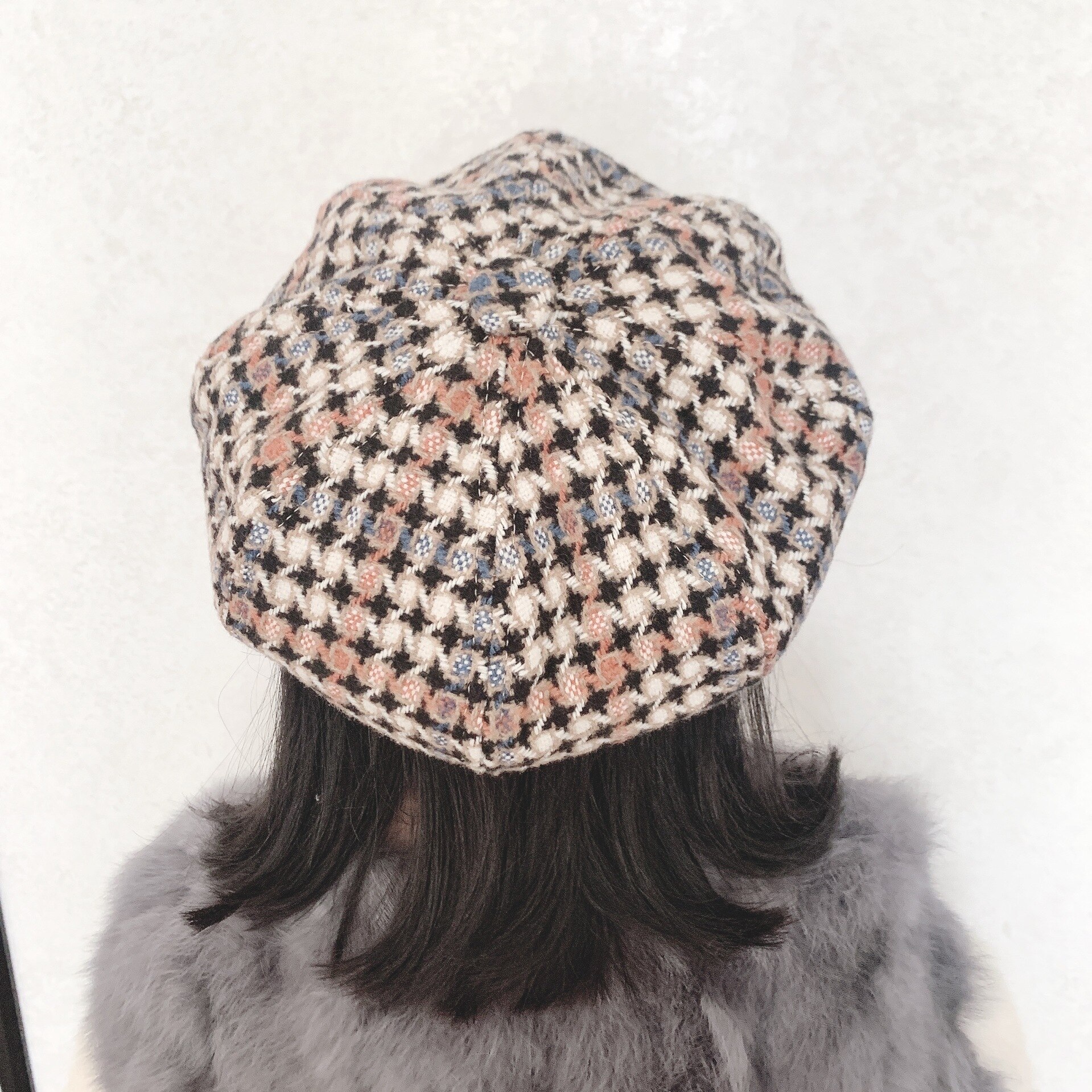 Niños chicos chicas Vintage comprobado Octagonal sombreros Newsboy gorra de taxista Otoño Invierno Visor Cap