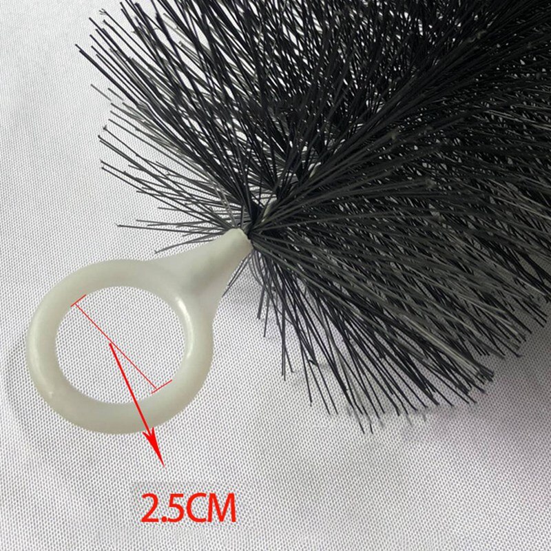 10Pcs Rvs Core Borstel Aquarium Filter Aquarium Schoon Gereedschap Borstel Vijver Biochemische Filter Borstel Filter