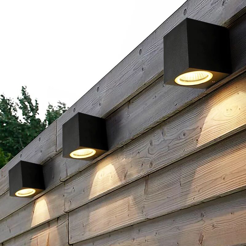 3 W/6 W LED Aluminium Wandlamp Porch Light Wandkandelaar Vierkante Outdoor Waterdichte Wandlamp Tuinverlichting moderne wandlampen BL22