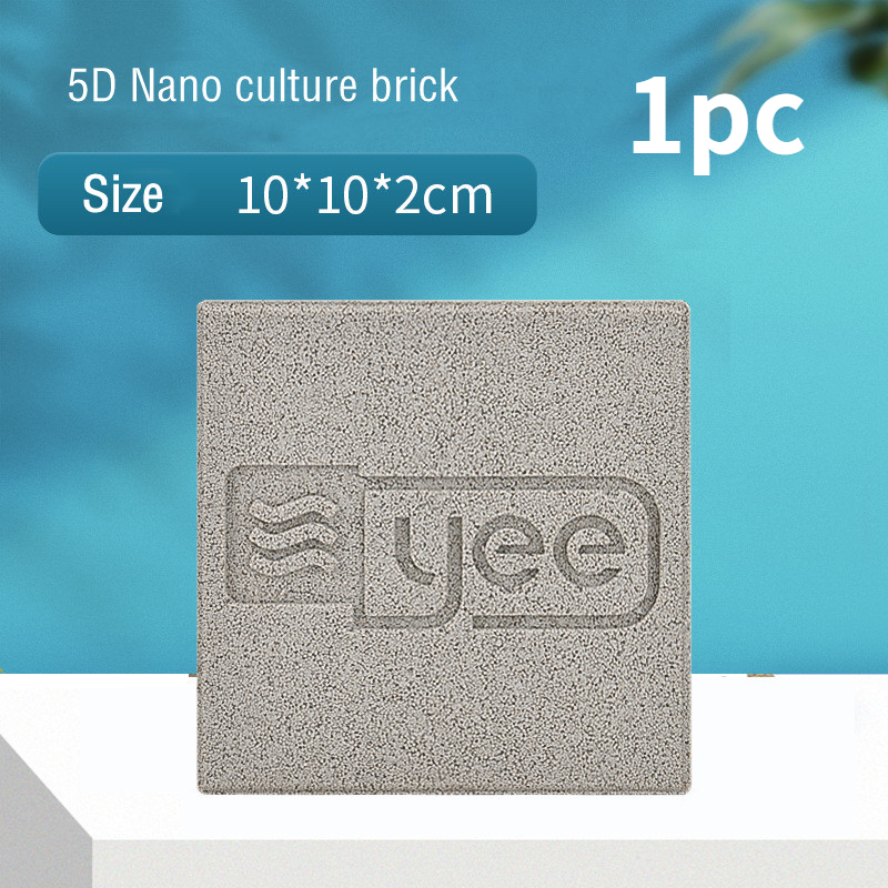 Nano filtro de cerámica medios Bio bloque de filtro acuario alta energía Nano Bio ladrillo para pecera filtro marino peceras y acuario: Blanco
