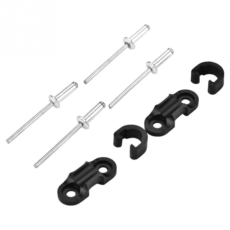 2 stuks Aluminium Behuizing Kabel Gids clips Adapter Voor Fiets Shifter Brake Behuizing Bike Frame C Gesp Gidsen Fiets onderdelen