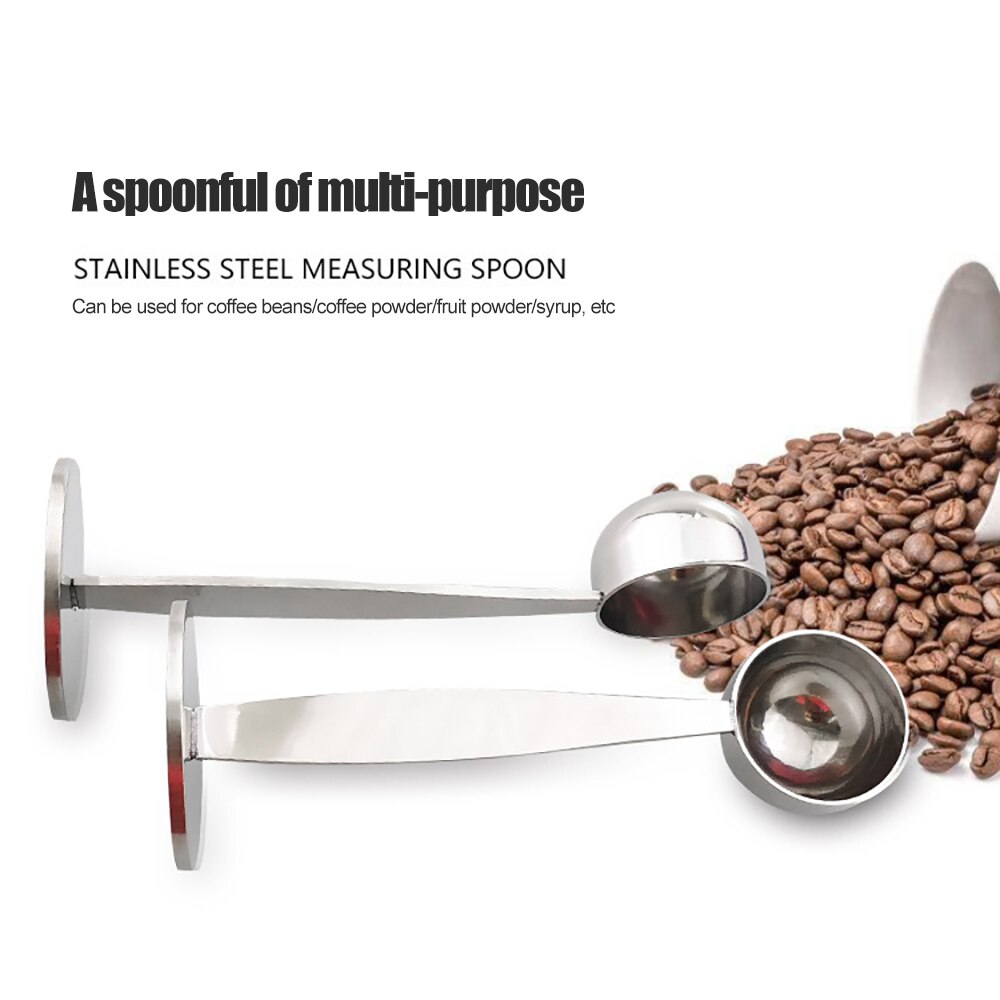 Kaffee Scoop Lange Griff Kaffee Löffel Zucker Pulver Tee Scoop Küche Messlöffel Abdichtung Halten Frische Kaffee Zubehör