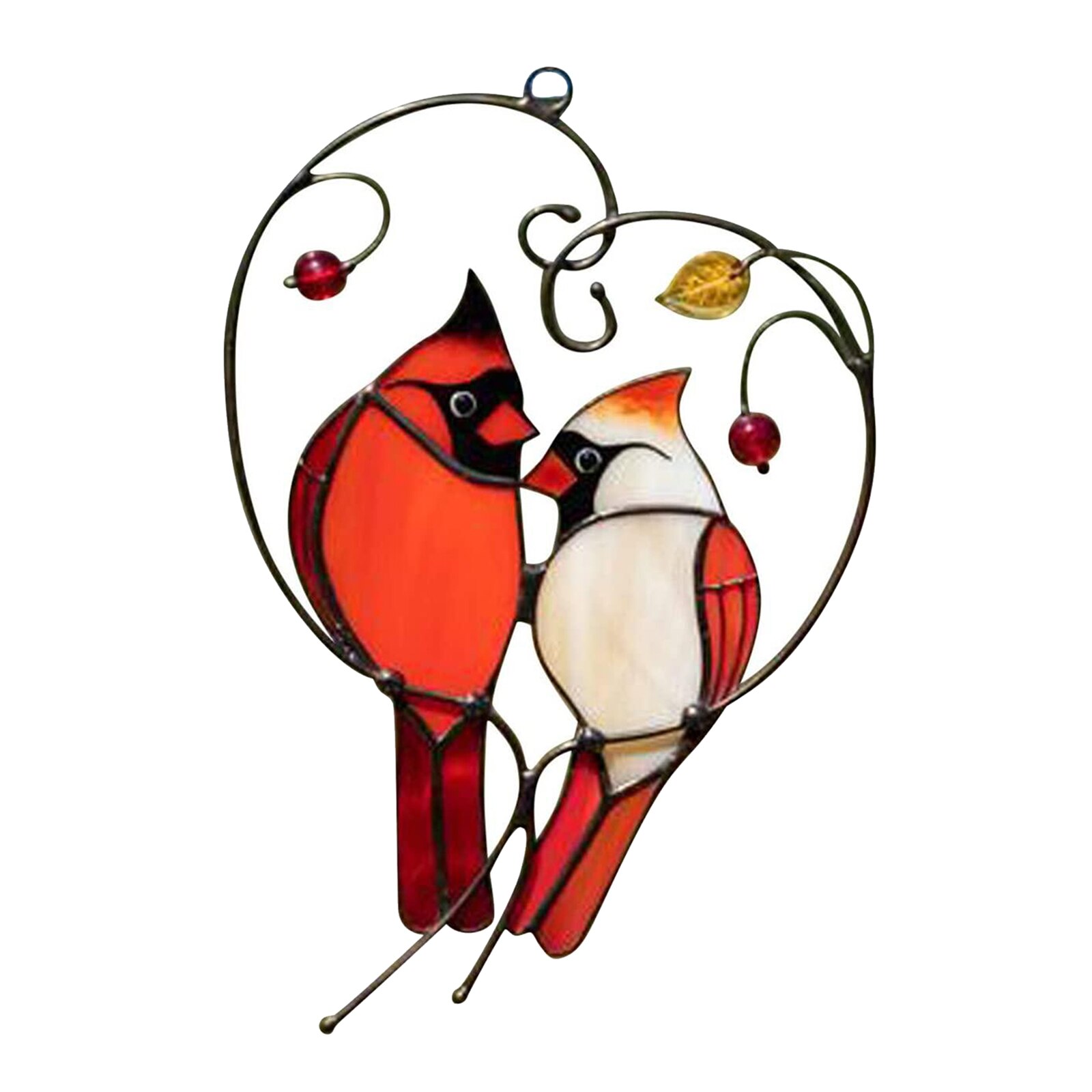 Wall Art Bird Sculpture ing Cardinal Sculpture Ornaments for Valnetine's Day: Style 5