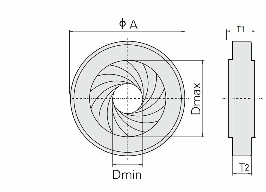Iris mécanique multi-tailles, diaphragme d&#39;ouverture réglable pour Microscope/caméra 1 pièce