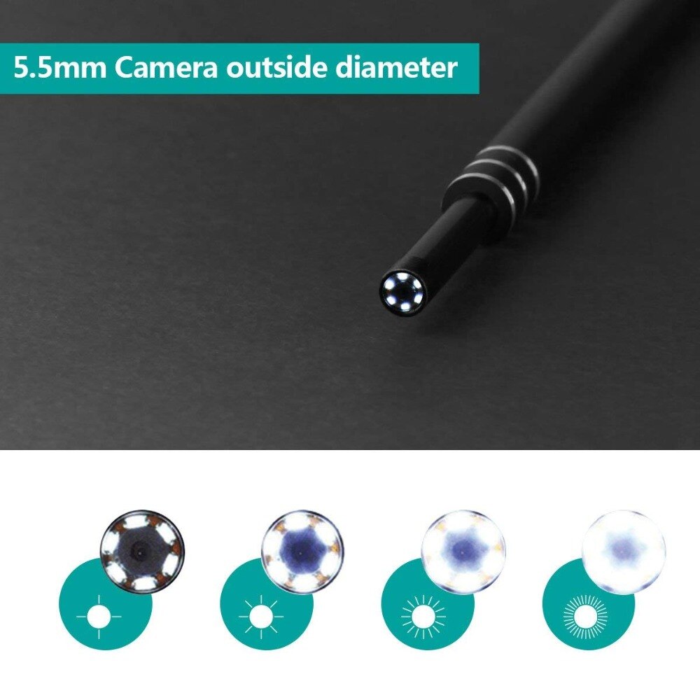 USB Ear Cleaning Endoscope HD Visual Ear Spoon Multifunctional Earpick With Mini Camera Ear Health Care Cleaner ear wax removal
