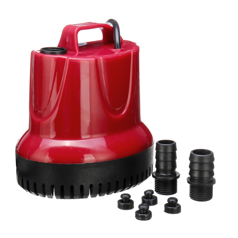 Vattenpump akvarium 10-80w ac220-240v 50hz dränkbar ultratyst pump akvarium damm pip funktion pump helautomatisk us plug