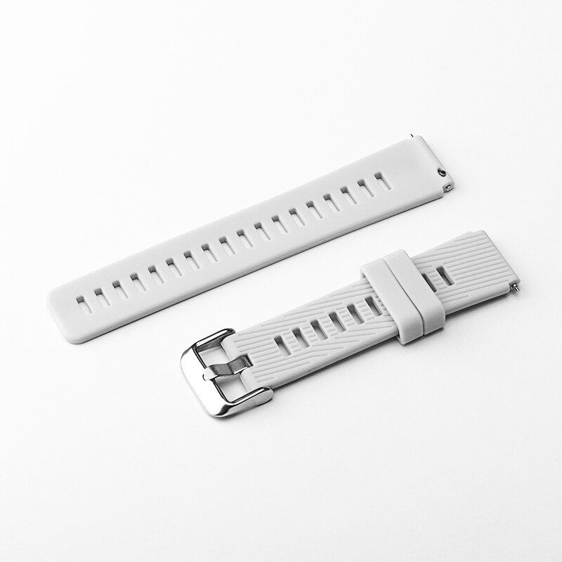 Correa de silicona de 18mm para huawei Talkband b5, muñequera de repuesto, porosa, transpirable, huawei band B5, Correa deportiva, tamaño ajustable: Grey