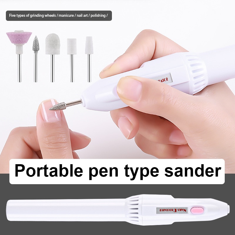 Elektrische Manicure Boor Art Pen Pedicure Nagelvijl Professionele Elektrische Nagel Polijstmachine Nail Art Gereedschap Kit