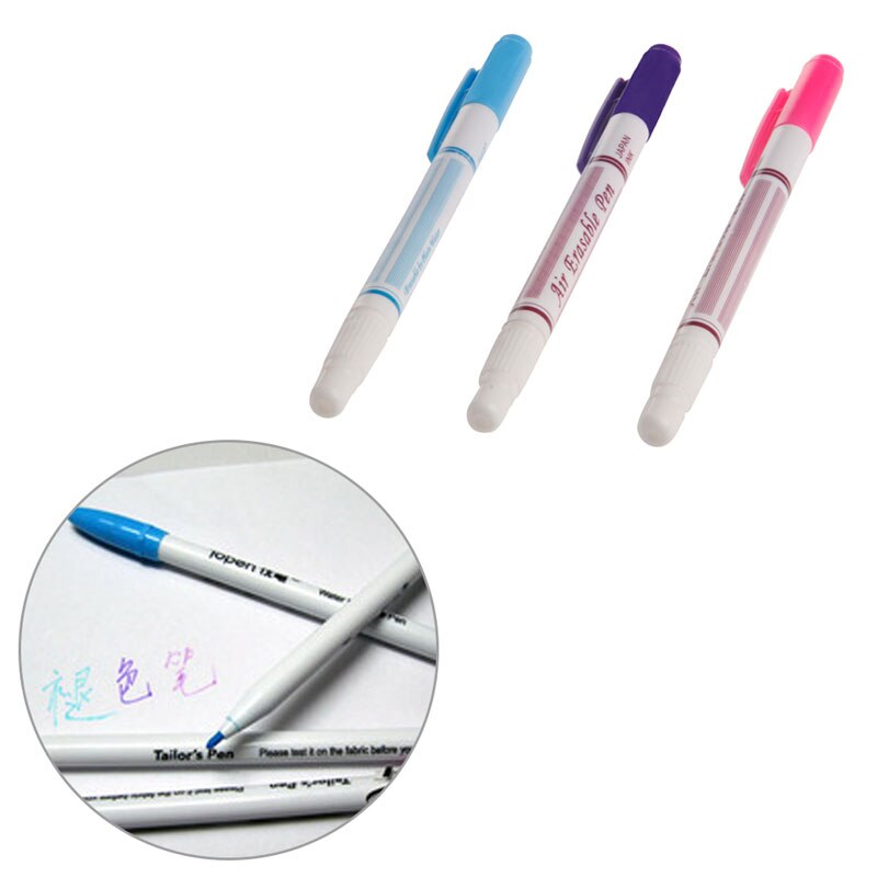 Auto Verdwijnende Pen Water Uitwisbare Stof Marker Pen Markering Note Textiel Tool