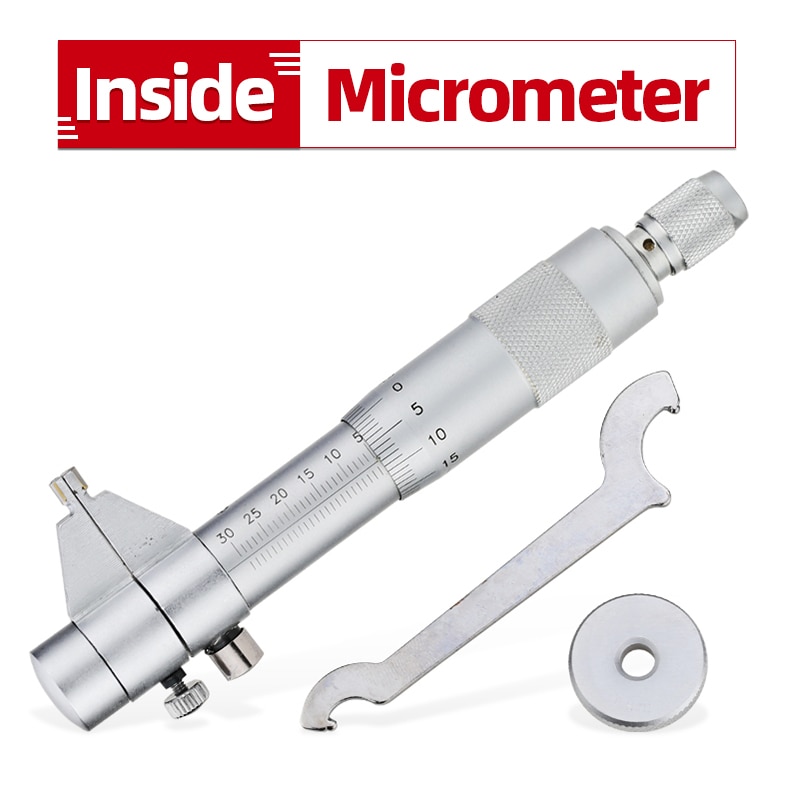 5-30/25-50/50-75/75-100mm/100-125mm/125-150mm/150-175mmInside Micrometer Screw Gauge Metric Micrometers Carbide Measuring Tools