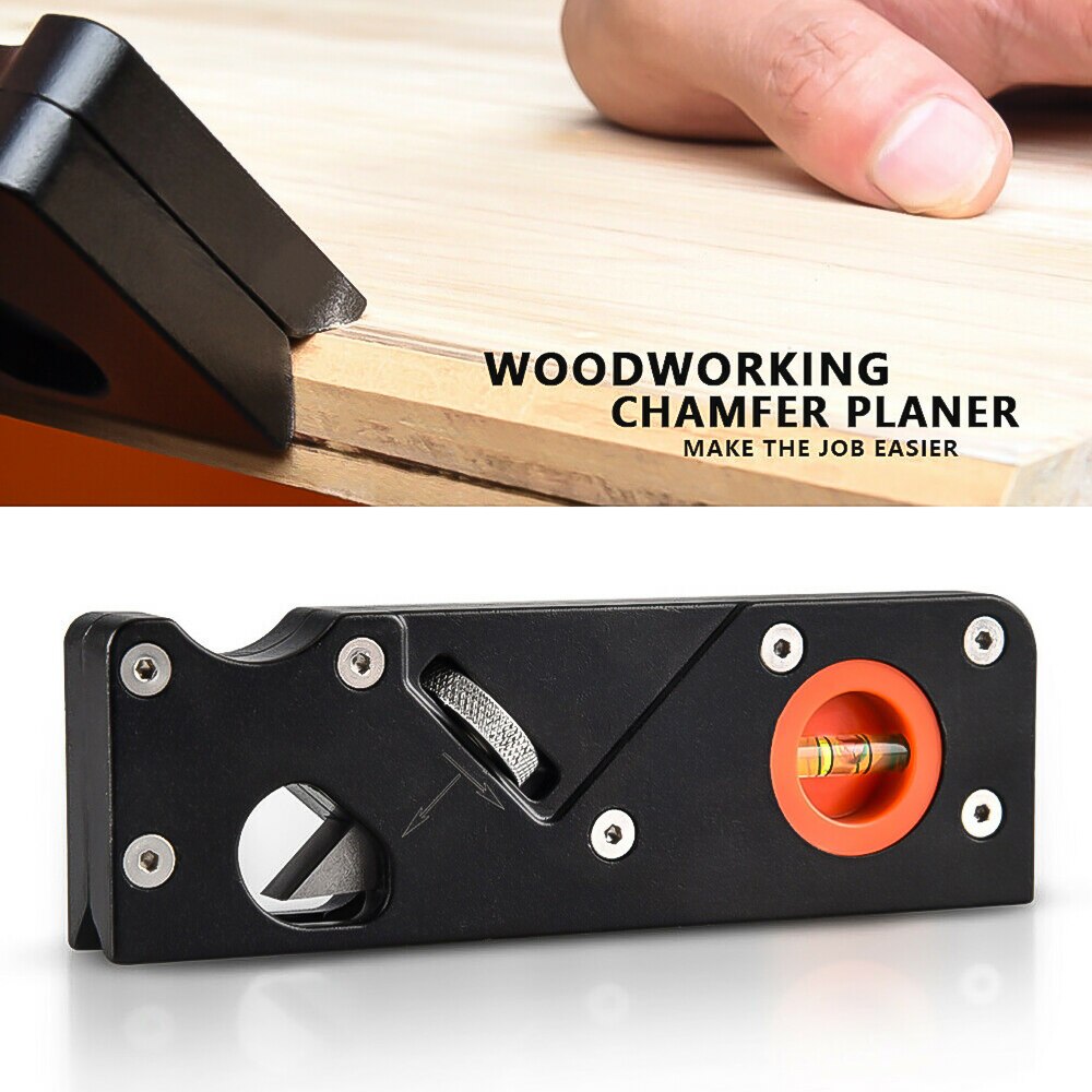 Wood Planer Woodworking Edge Corner Plane, 45 Degree Bevel Manual Planer Chamfering and Trimming