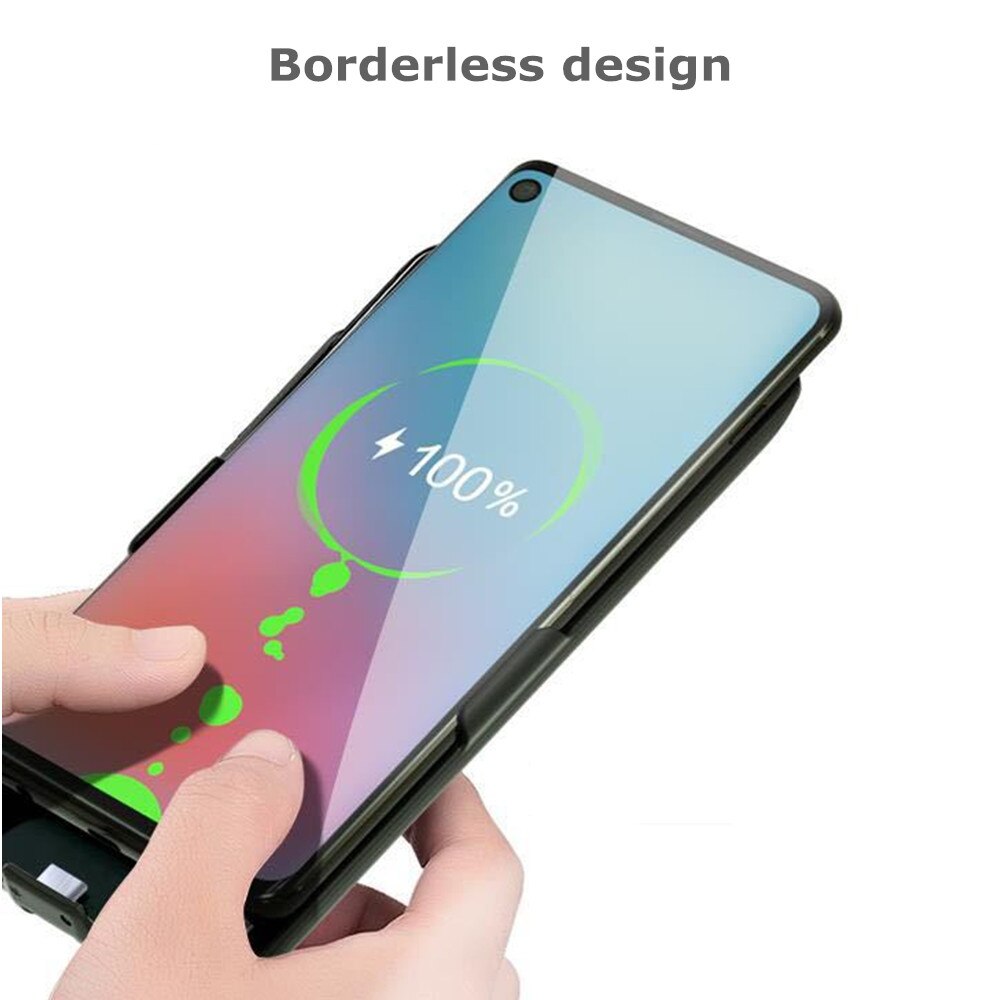 ZKFYS Slim Battery Charger Cases for Samsung Galaxy S10 Power Bank Case 7000mAh Extenal Charging Battery Cover Powerbank Case