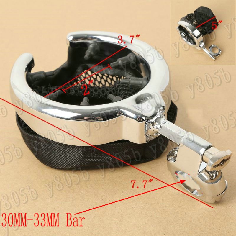 Motorcycle Guard Crash Bar Cup Holder Metal Drink Basket For Yamaha VStar 400 650 1100 1300 Virago Xv 250 535 750 1100 Road Star