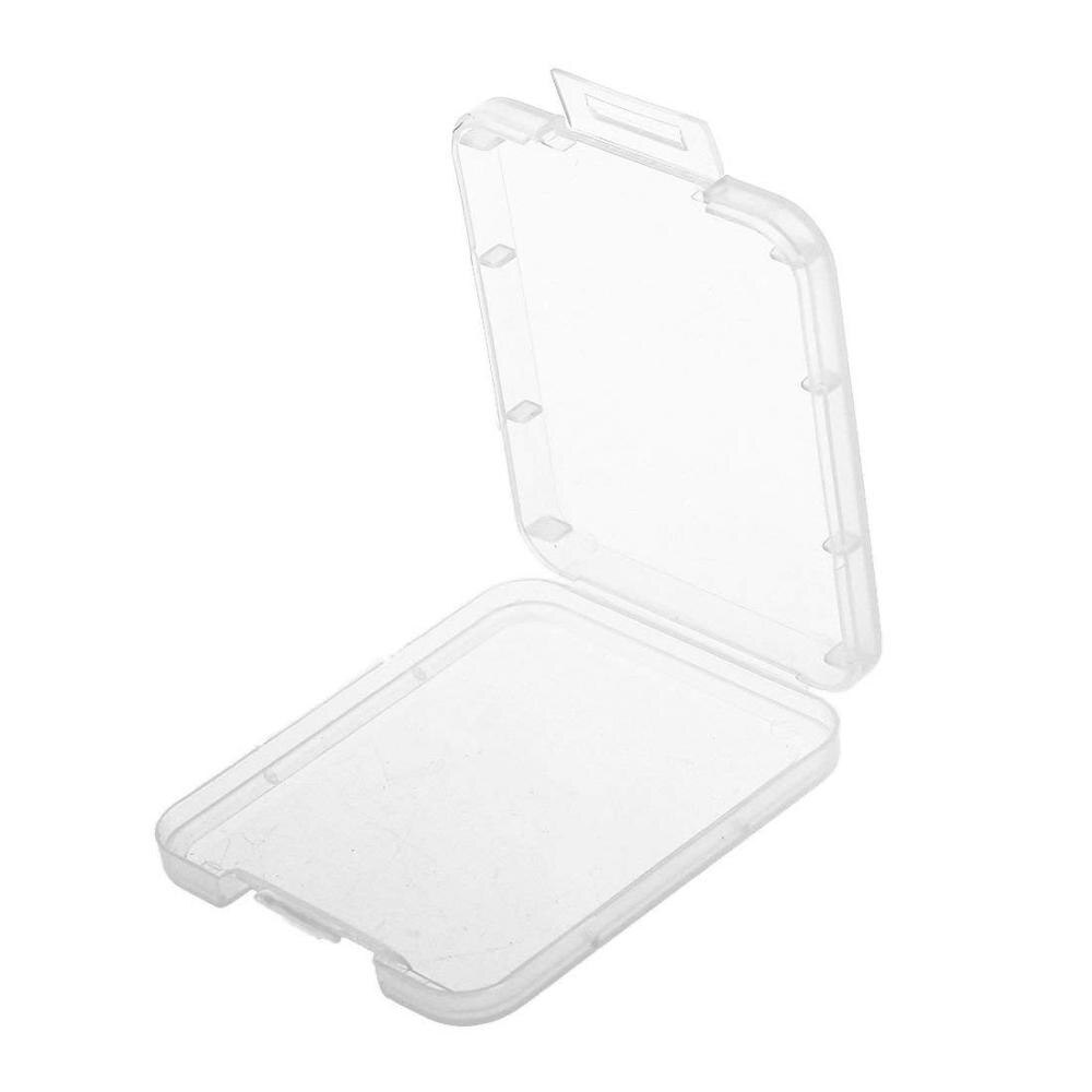 Boîte à cartes mémoire en plastique, 10 pièces, étui de rangement, Transparent, pratique, pour SDHC XD MMC CF