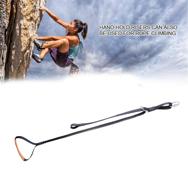 Outdoor Adjustable Webbing Foot Loop Climbing Foot Polyester Ascender Climbing Equipment Belt Device Loop Band W8O2