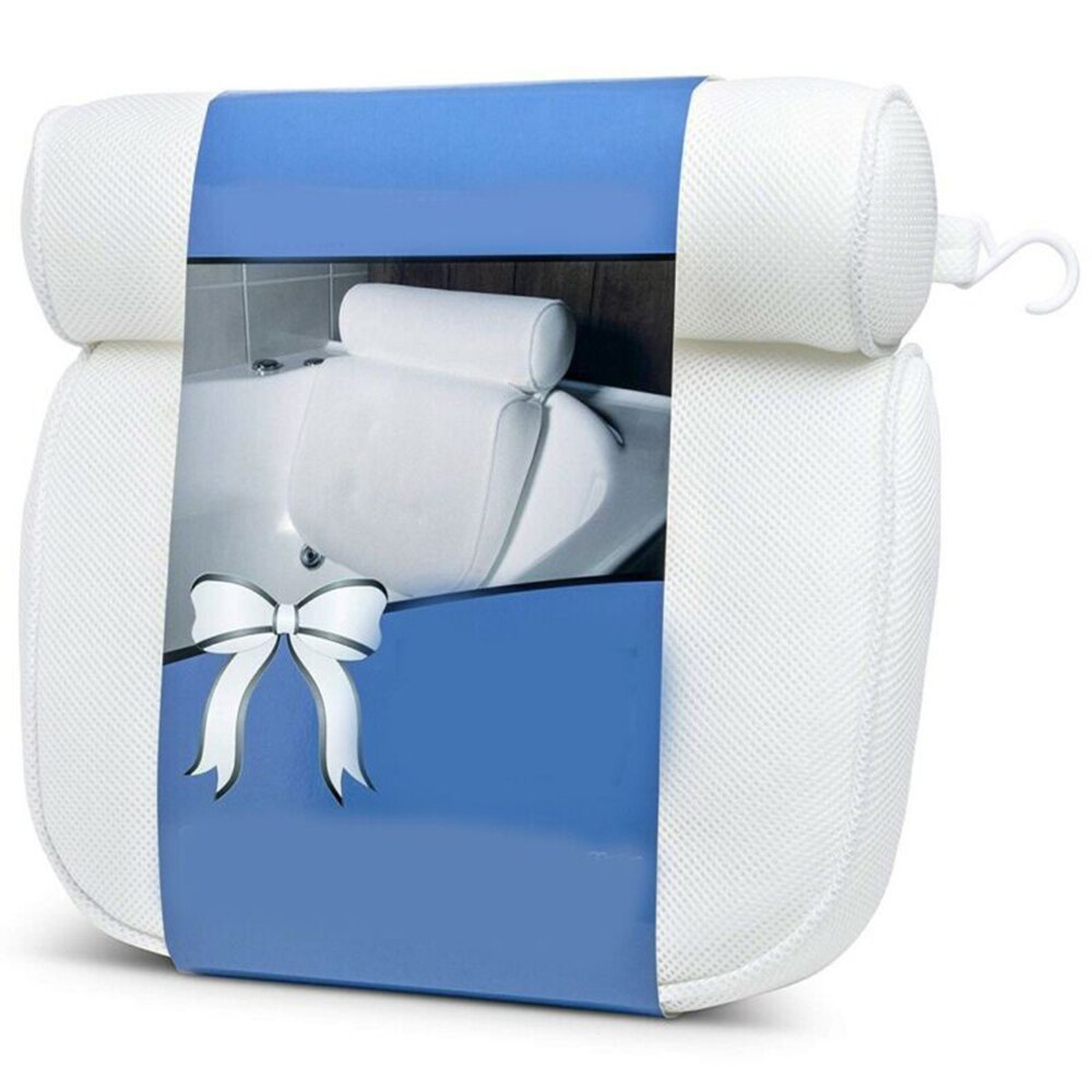 Bad spa kussen kussen nek rugsteun massage bad zuignap antislip, zeer zacht en geweldig