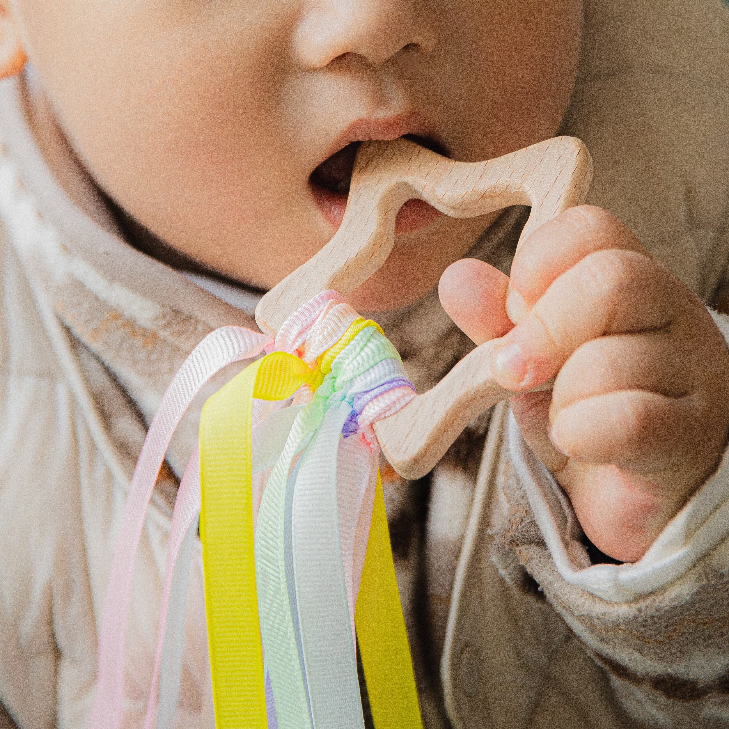 1Pc Baby Tandjes Opknoping Speelgoed Houten Activiteit Gym Frame Wandelwagen Opknoping Hangers Speelgoed Bijtring Ring Verpleging Speelgoed Voor Kinderen