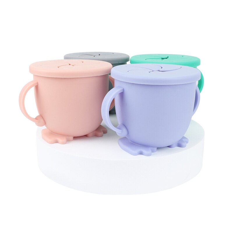 Contenitore per bevande portatile per alimenti in Silicone per bambini