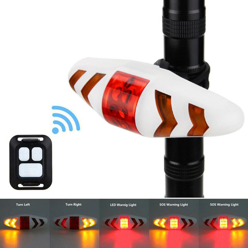 Fahrrad USB LED Scheinwerfer Anzeige Drahtlose Fernbedienung Blinker Lampe Mountainbike Lichter Radfahren Blinkende Rücklicht