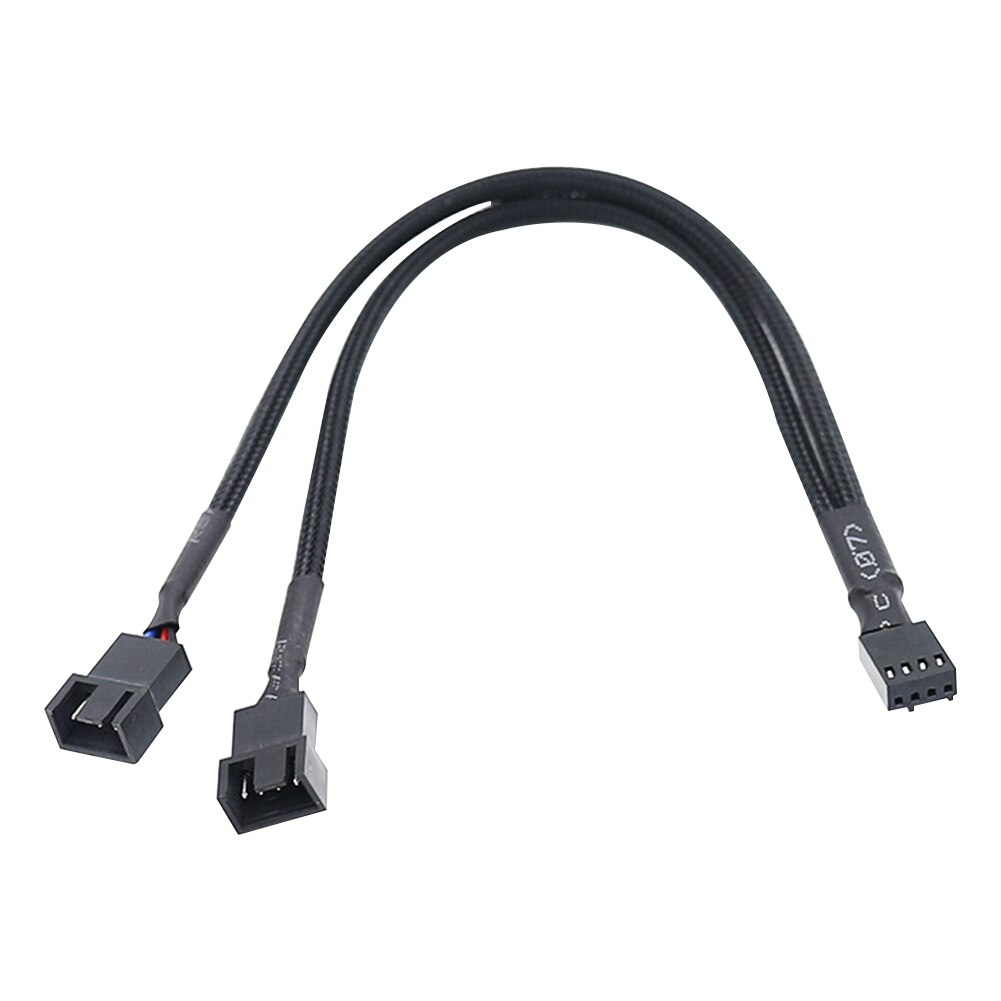 CPU PC Case Fan 4 Pin Extension Y Splitter Cable 4 Pin to 3/4 Pin Cable: Default Title