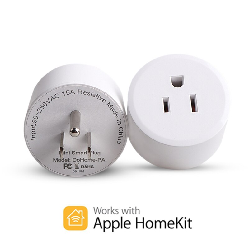 5 Pcs Mini Smart Plug US Plug WIFI Smart Socket Smart Timer Voice Control Work With Siri Alexa Google Assisitant