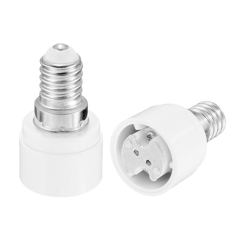 1PC E14 om MR16 base Socket Adapter Converter Voor LED Light Bulb Lamp ABS Materiaal Brandwerende E14 Male naar MR16 Lampen Adapter: Default Title