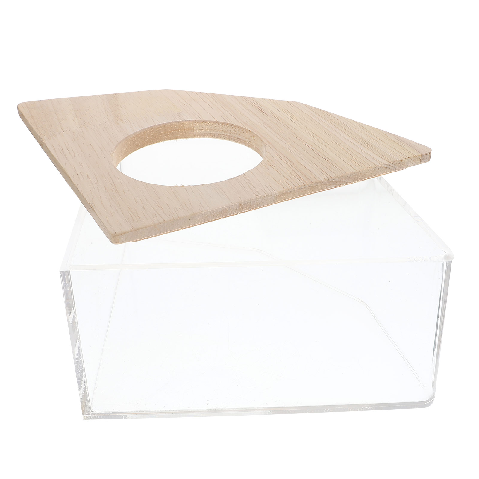 Delicate Chinchilla Bathtub Transparent Sand-Bath Box Multi-function Sand Bath