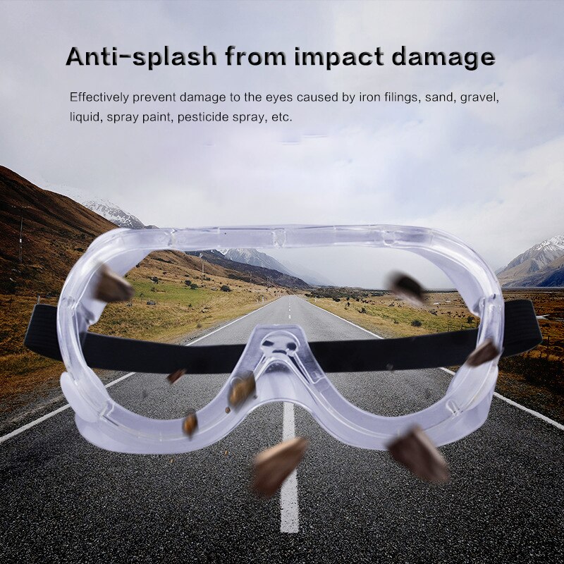 Protective Safety Glasses Work Anti Dust Eye Anti-Fog Anti-sand windproof Anti Dust Saliva Transparent Goggles Eye Protection