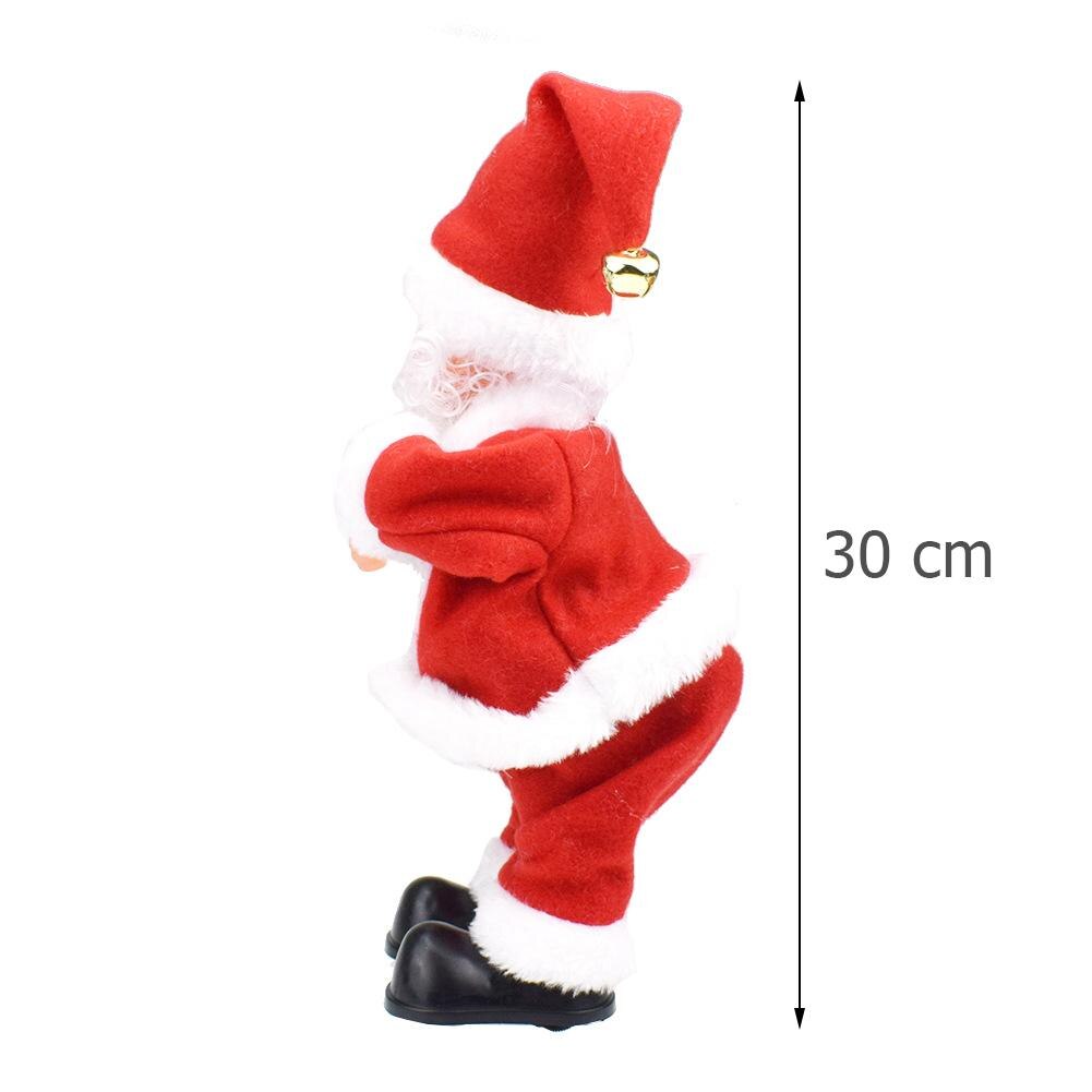 Creatieve Santa Pop Met Paardrijden Herten Elektrische Muziek Speelgoed Xmas Ornament Decor Milieubescherming En Duurzaamheid