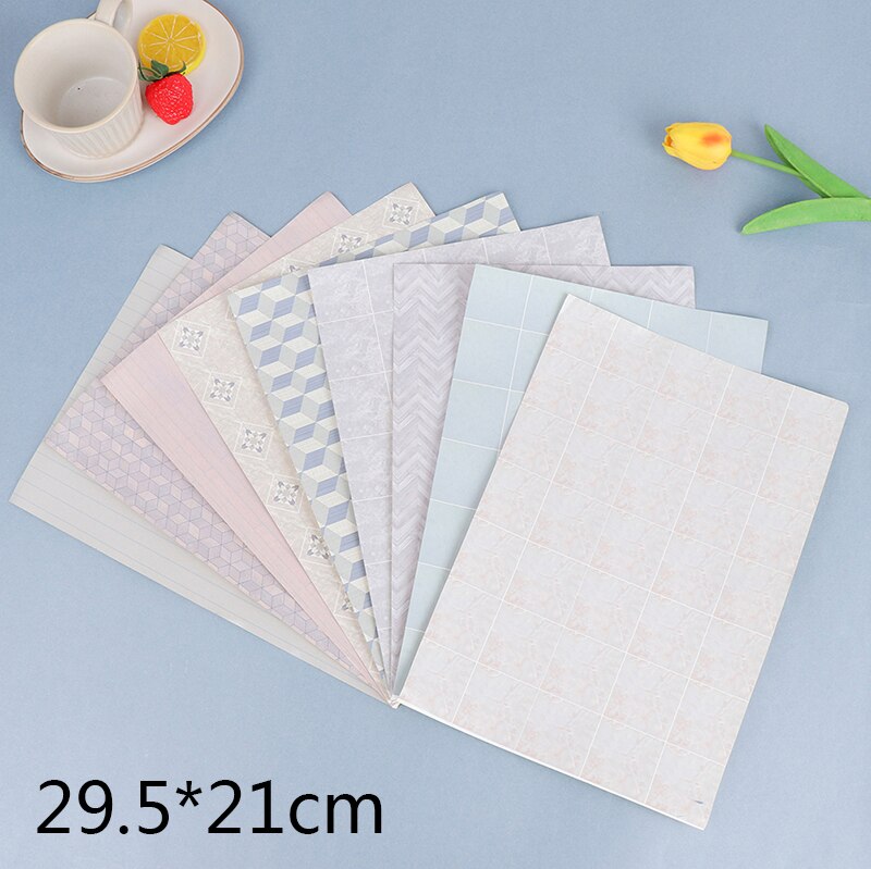 1:12 DIY Doll House 29.5*21cm Kitchen Dining Room Bathroom Living Room Floor Wallpaper