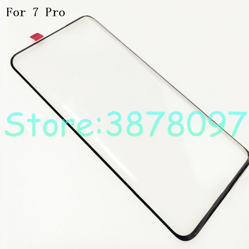 Cristal frontal Original para Oneplus 7 Pro One Plus 7 Pro, pantalla táctil LCD, Panel exterior, pieza de repuesto de reparación de lente + OCA