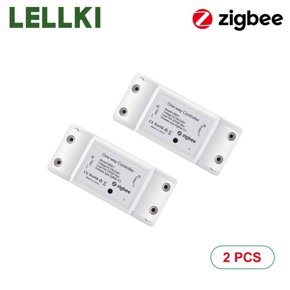 Tuya zigbee valokytkin ohjain älykoti diy painike kytkin ajastin kaukosäädin sävy smartthings alexa 10a: Cm001 2 kpl