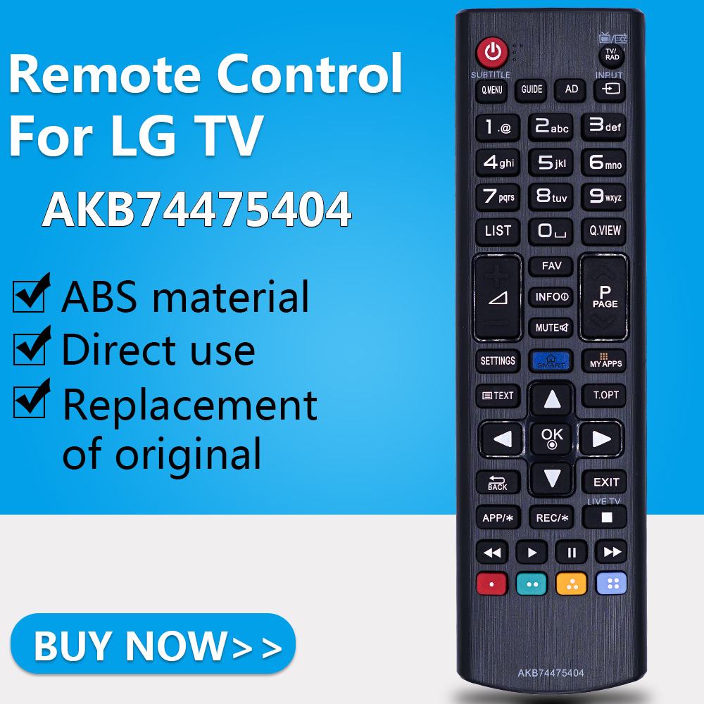Control remoto para LG AKB74475404 50LB582 32LF592U 26LN460R 42LN577S 29LN460R 55LB582 49LF590V 49UF6407 49UF640V LCD LED TV